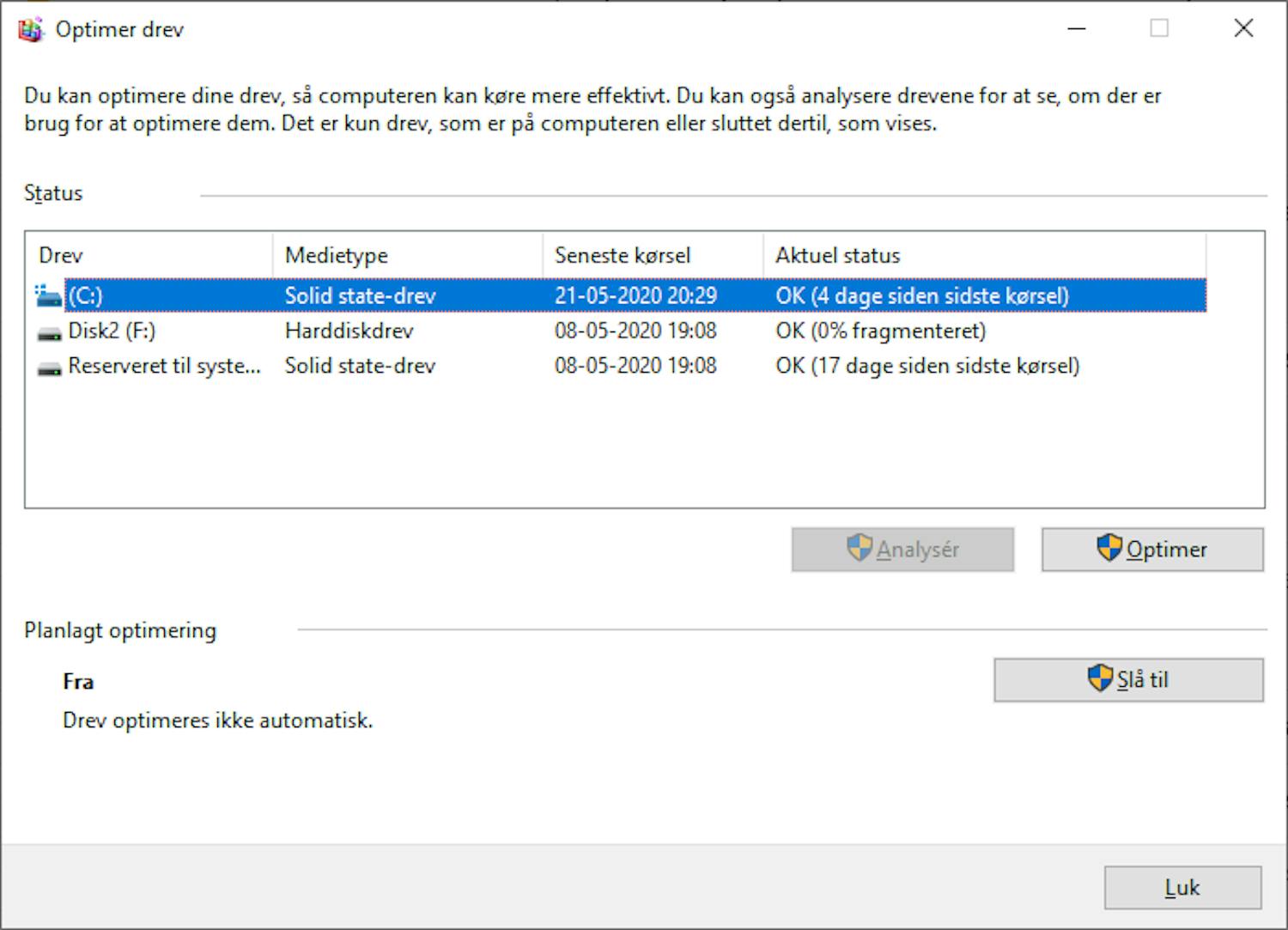 Trin 2: Tjek, om din pc har SSD eller harddisk